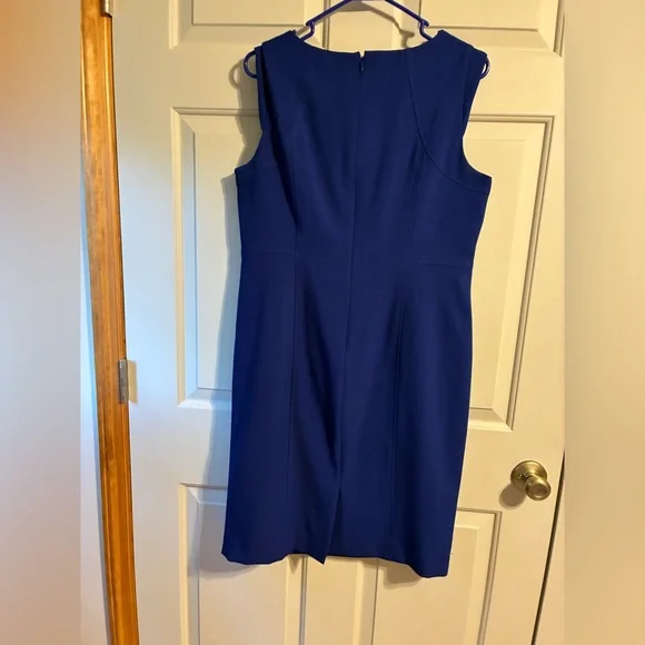 Kasper Royal Blue Blazer and sleeveless Dress - Picture 5 of 6